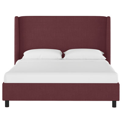 Joss&MainMilan Wingback Upholstered Milan Upholstered Bed Frame storage 3